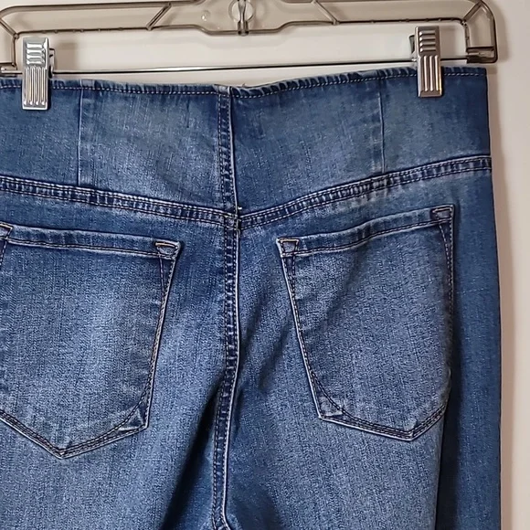 🟣C'ESTI TOI BLACK LABEL JEANS ~ FIT & FLARE HIGH-RISE JEANS - Picture 8 of 11